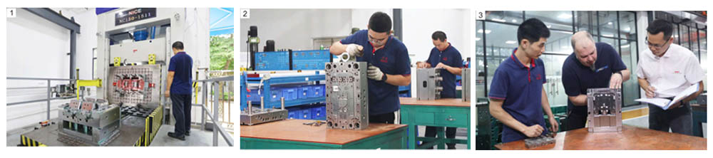 SAM plastic injection molds manufacturing